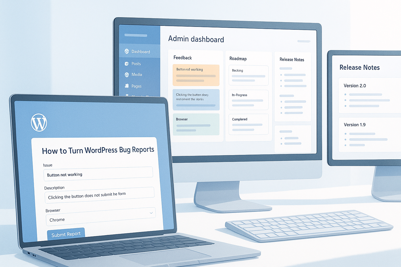 How to Turn WordPress Bug Reports into Public Roadmaps Release Notes