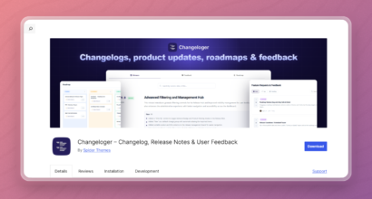 Best feature request systems for WordPress developers: Changeloger plugin overview with roadmap, changelog and feedback boards