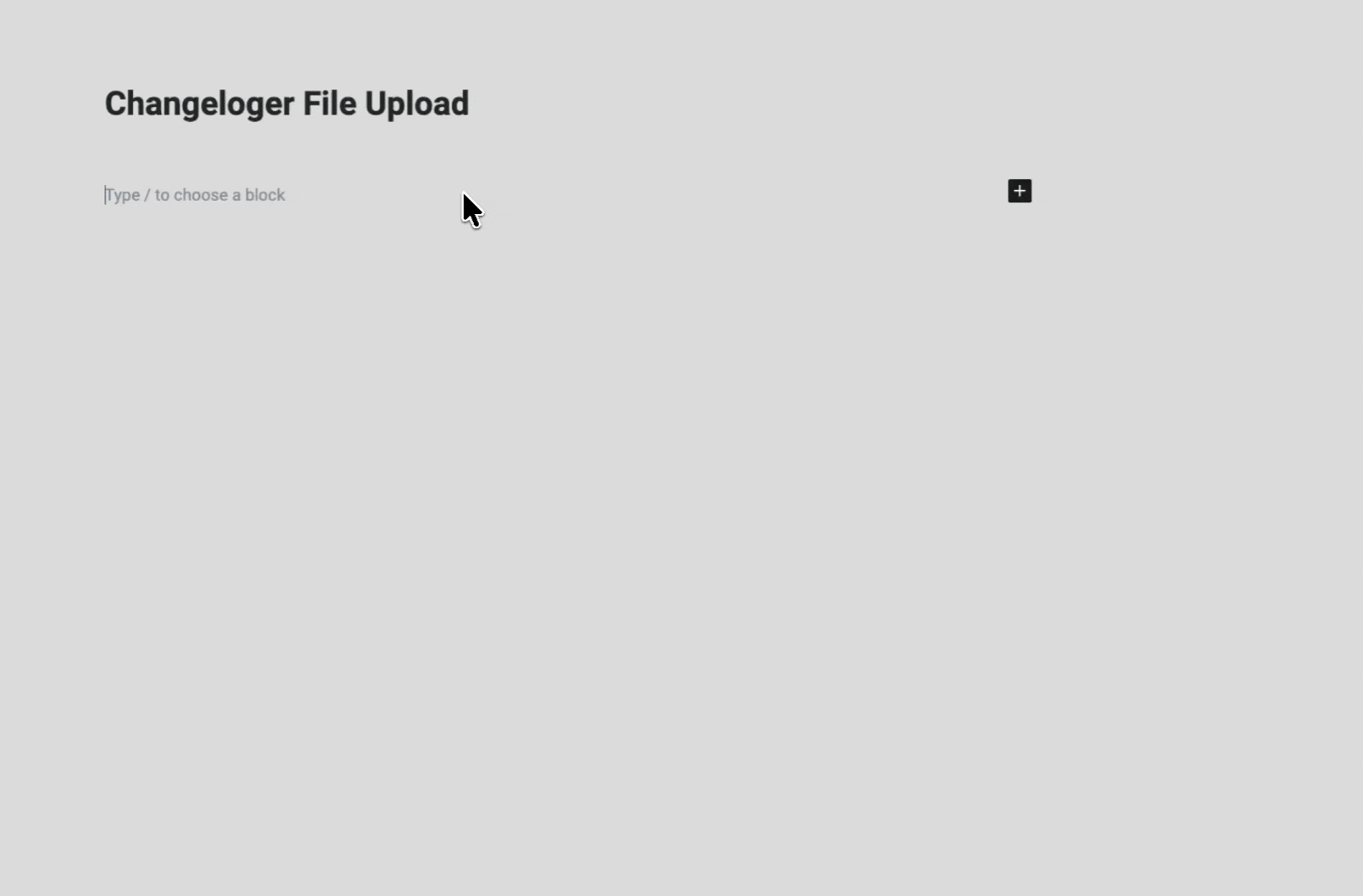 Import plugin release notes into Changeloger with the Add Changelog menu: Changelog URL, Upload from File and Plain Text