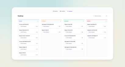 Why WordPress plugins need public roadmaps: a Changeloger roadmap board with votes and status columns