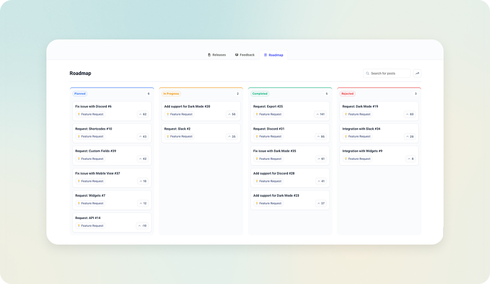 Why WordPress plugins need public roadmaps: a Changeloger roadmap board with votes and status columns